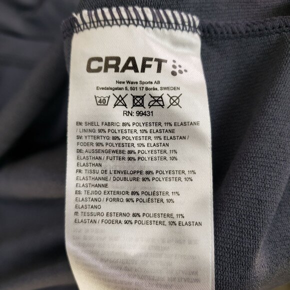 Craft Long Sleeve Half-Zip Athletic Shirt Mens XXL - Picture 6 of 9